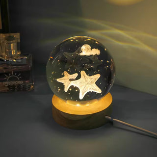 Pretty Fish Crystal Ball Night Light