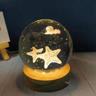 Pretty Fish Crystal Ball Night Light