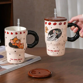 Tom And Jerry Ceramic Tumbler | Chill Time Tumbler