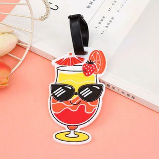 Holiday-Themed Luggage Tags – Fun Silicone Travel Bag Tags