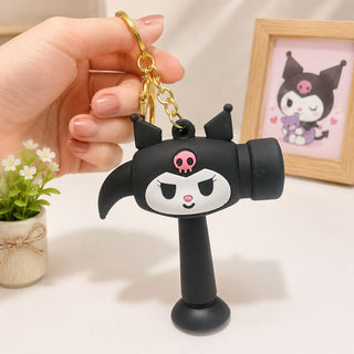 Cartoon Mini Hammer Keychain