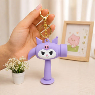 Cartoon Mini Hammer Keychain