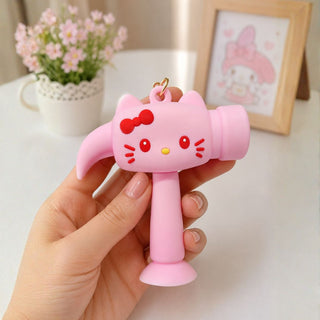 Cartoon Mini Hammer Keychain
