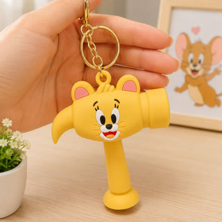 Cartoon Mini Hammer Keychain