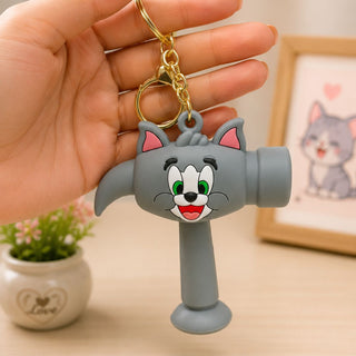 Cartoon Mini Hammer Keychain