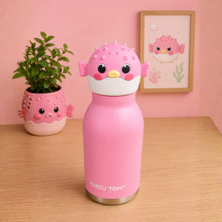 Cute Animal Insulated Bottle | Steel Water Bottle for Kids
