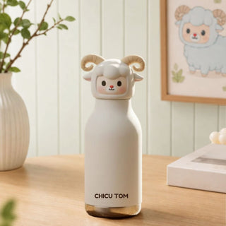 Cute Animal Insulated Bottle | Steel Water Bottle for Kids