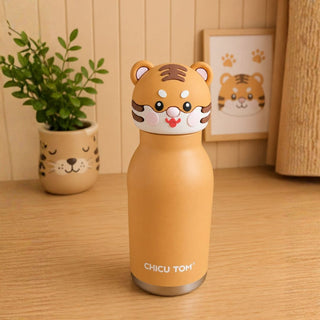 Cute Animal Insulated Bottle | Steel Water Bottle for Kids