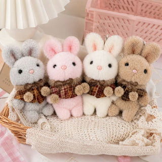 Cute Plush Bunny Keychain