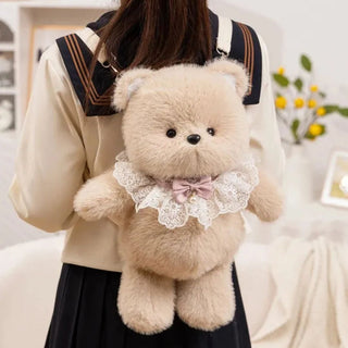 Cute Teddy Bear Plush Backpack