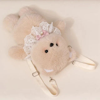 Cute Teddy Bear Plush Backpack