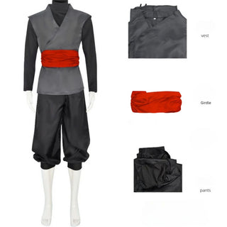 Black Goku Cosplay Costume | Men's Kung Fu Suit