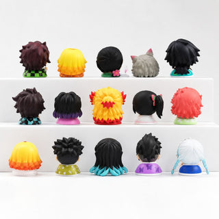 Demon Slayer Inspired Mini Character Figures Set 