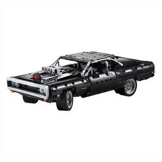 Dom’s Iconic Dodge Charger Puzzle | DIY Car Puzzle - White background view fully assembled