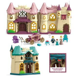 Dream Castle Doll House Play Set With Accessories