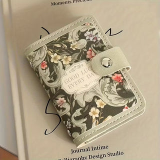 Floral Card Holder - green