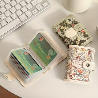 Floral Card Holder - inside and outside view 2