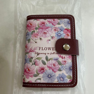 Floral Card Holder - pink