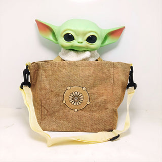 Grogu (The Child) 11-Inch Collectible Figure with Carry Satchel – Inspired by&nbsp;The Mandalorian