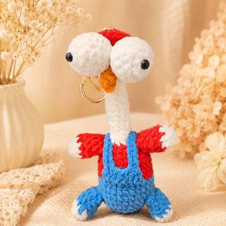 Gugu Chicken in Mario Outfit 