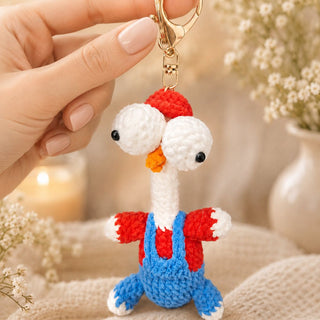 Gugu Chicken in Mario Outfit 