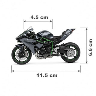Kawasaki Ninja H2R 1:18 Scale Die-Cast Metal Bike