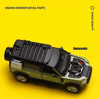 Land Rover Defender 110 Die Cast Model Car With Accessories