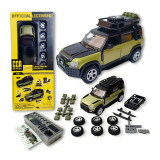 Land Rover Defender 110 Die Cast Model Car With Accessories