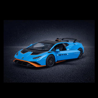 MSZ Official 1:40 Lamborghini Huracan STO Die-Cast Car – Blue Edition | Official Licensed Die-Cast
