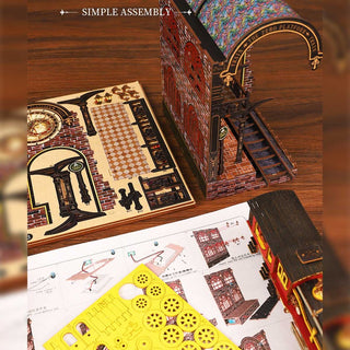 Magic Express Puzzle – DIY BookNook with Light