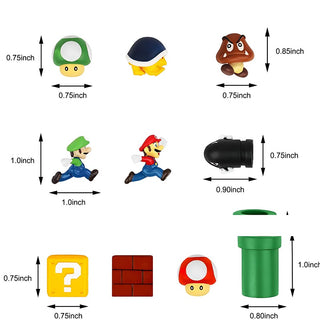 My Favorite Plumber - Fridge Magnet Set for Mario Fans