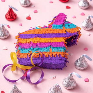 Mini Kisses Surprise Pinata With Kisses in Background