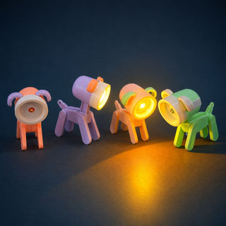 Mini Puppy LED Night Light Desk Lamp