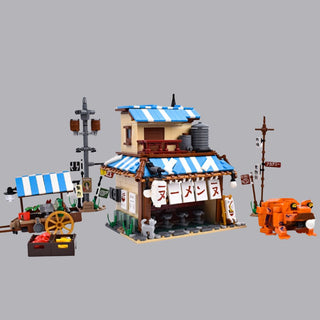 Naruto Ramen Shop Building Set – 1166 PCS side view