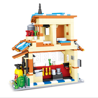 Naruto Ramen Shop Building Set – 1166 PCS side view