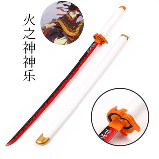 Samurai Katana with Stand – Rengoku Sword  104 cm [Anime Merchandise]