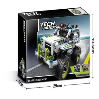 Police Interceptor Off-Road Vehicle Building Blocks (185 pcs)
