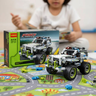 Police Interceptor Off-Road Vehicle Building Blocks (185 pcs)
