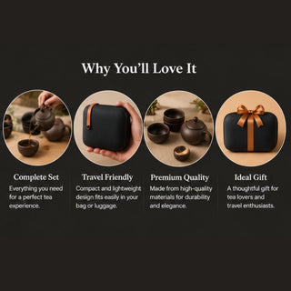 Portable Chinese Tea Set Travel Kit
