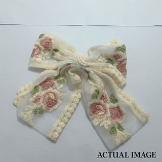 Elegant Lace Bow Hair Clip – Soft, Breathable n Stylish