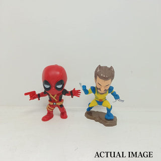 Marvel Mini Heroes – Deadpool - Wolverine Action Figure Set (5 PCS)