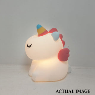 Colorful Unicorn Night Light – Rechargeable Touch Lamp for Kids