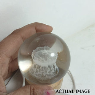 Carousel 3D Crystal Ball Lamp | Whimsical Ambient Decor