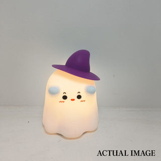 SpookyGlow Witchy Ghost Silicone Night Lamp