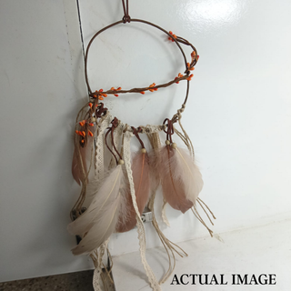 Pastel Feather Dreamcatcher – Handmade Boho Wall Décor