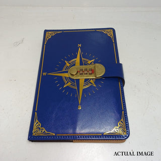 विंटेज मिस्र नोटबुक पासवर्ड के साथ | रेट्रो लुक के साथ गुप्त डायरी