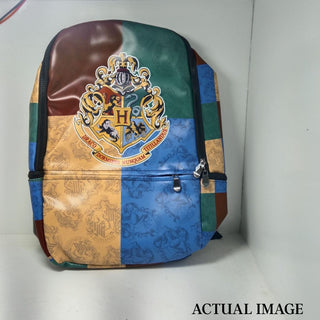 Hogwarts Crest Backpack – Multi-Color Design | Harry Potter Inspired School Bag
