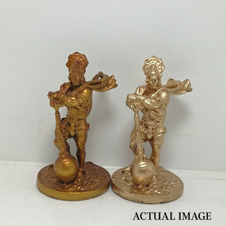 Bahubali Hanuman Ji Idol – Antique Resin Statue of Lord Bajrang Bali
