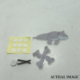 चल स्केटबोर्डिंग पांडा कार आंतरिक सजावट 