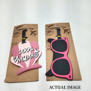 Holiday-Themed Luggage Tags – Fun Silicone Travel Bag Tags